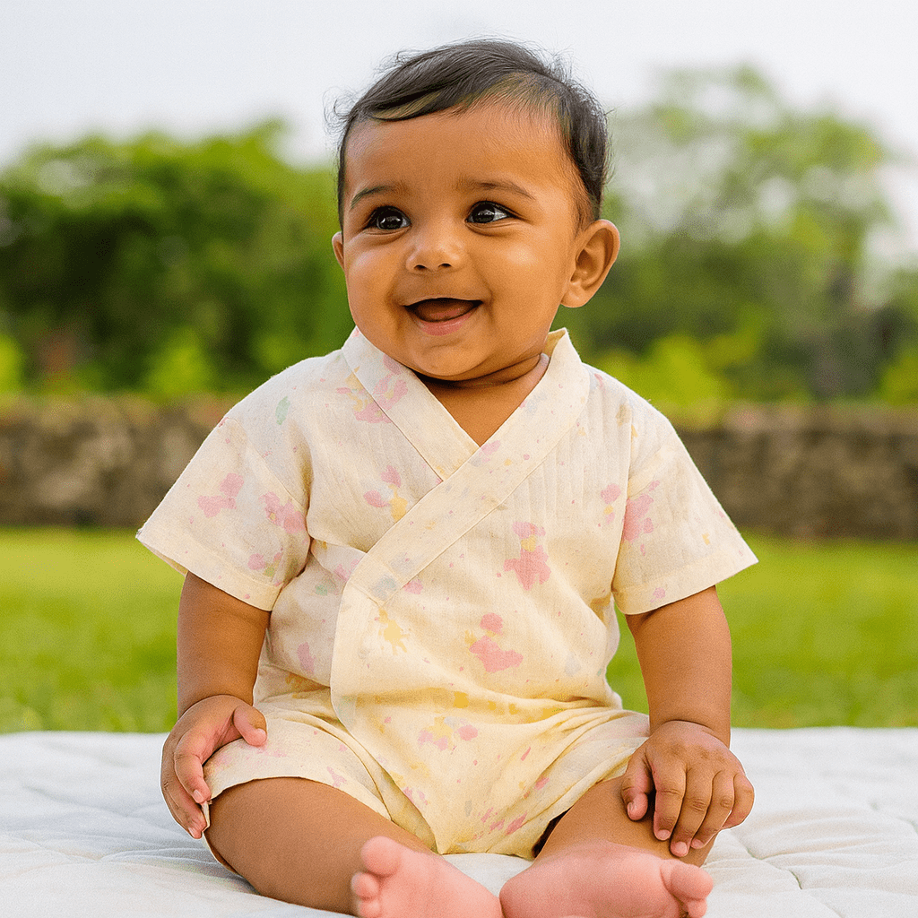 Candy Bear Cotton Romper - Little Haven