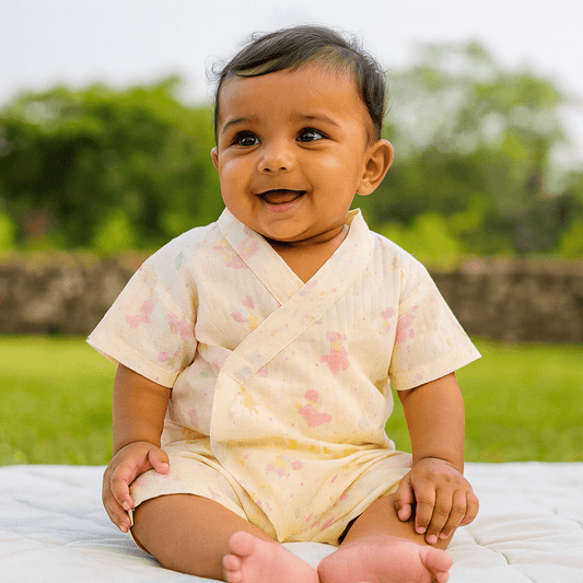 Candy Bear Cotton Romper - Little Haven