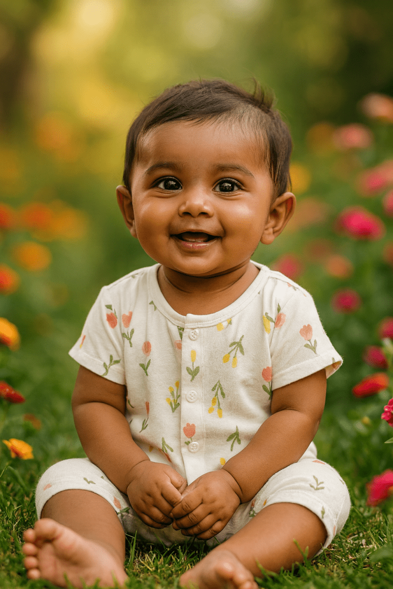 Meadow Button - Front Romper - Little Haven