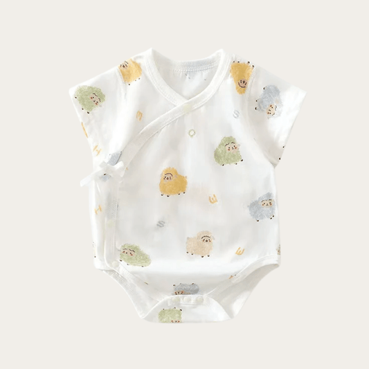 “Counting Sheep” Kimono Onesie - Little Haven