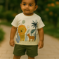 “Roar & Explore” Safari T-shirt & Shorts Set