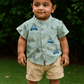 Little Haven “Minty Drive Adventure” Boys Shirt & Shorts Set - Little Haven