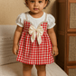 Little Haven “Gingham Charm” Baby Girl Dress Set – 3 Delightful Colours - Little Haven