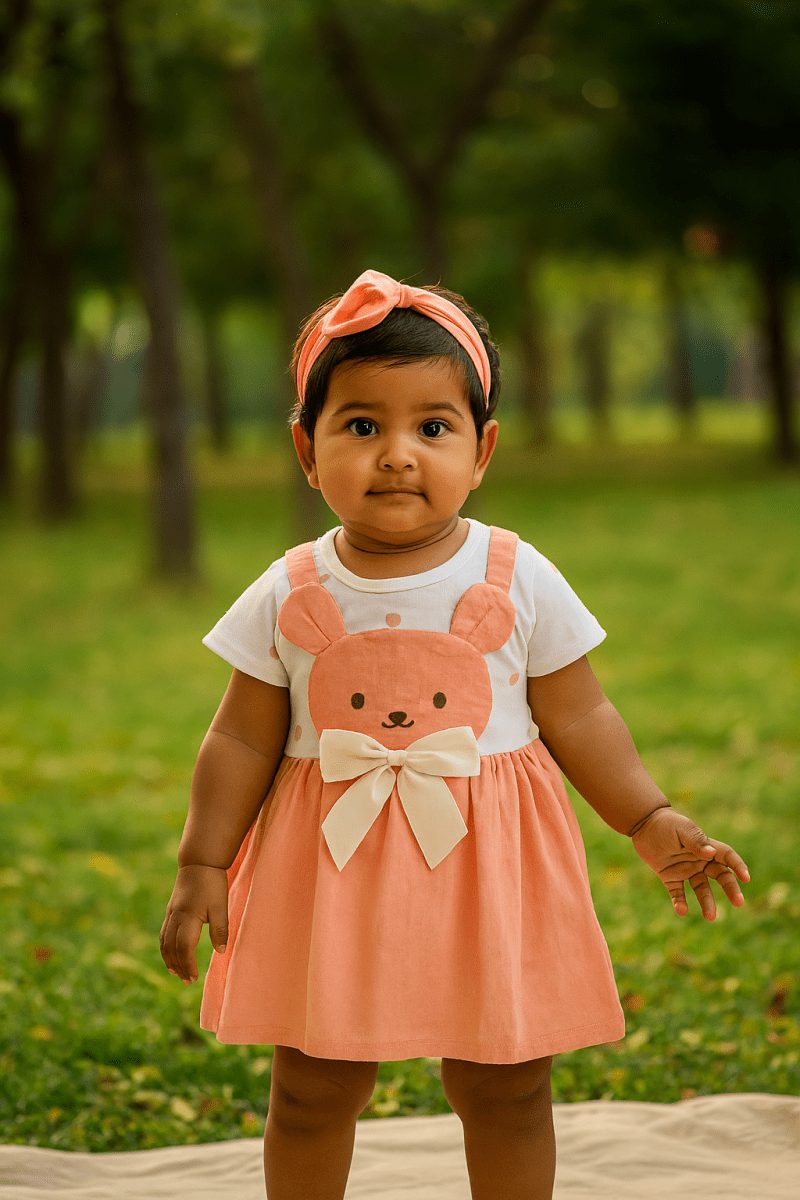 Little Haven “Bunny Buddy Pinafore Dress” - Little Haven