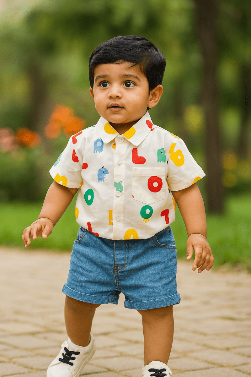 Little Haven “Alphabet Safari Shirt Set” - Little Haven