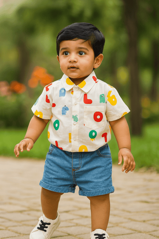 Little Haven “Alphabet Safari Shirt Set” - Little Haven