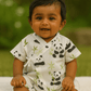 Panda Bamboo Kimono Romper - Little Haven