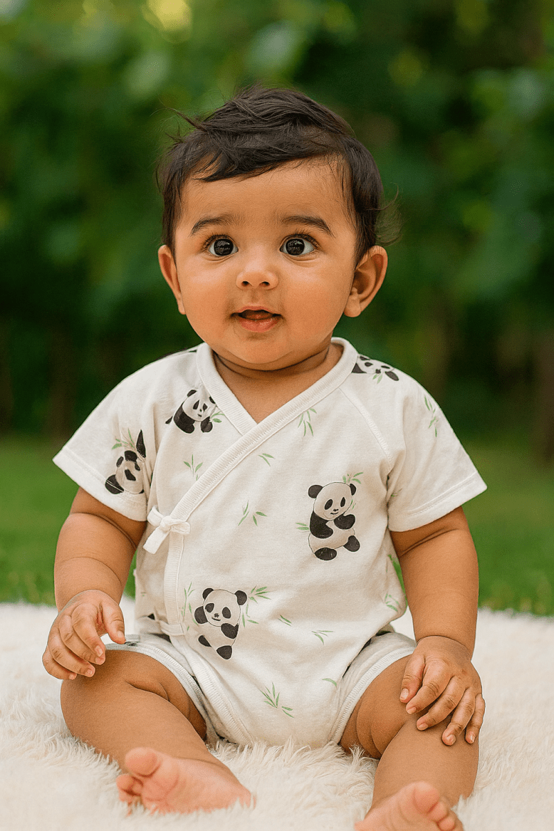 Panda Snuggles Wrap Onesie - Little Haven