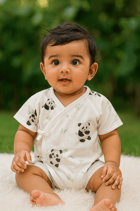 Panda Snuggles Wrap Onesie - Little Haven