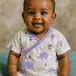 Lilac Elephant Garden Wrap Romper - Little Haven