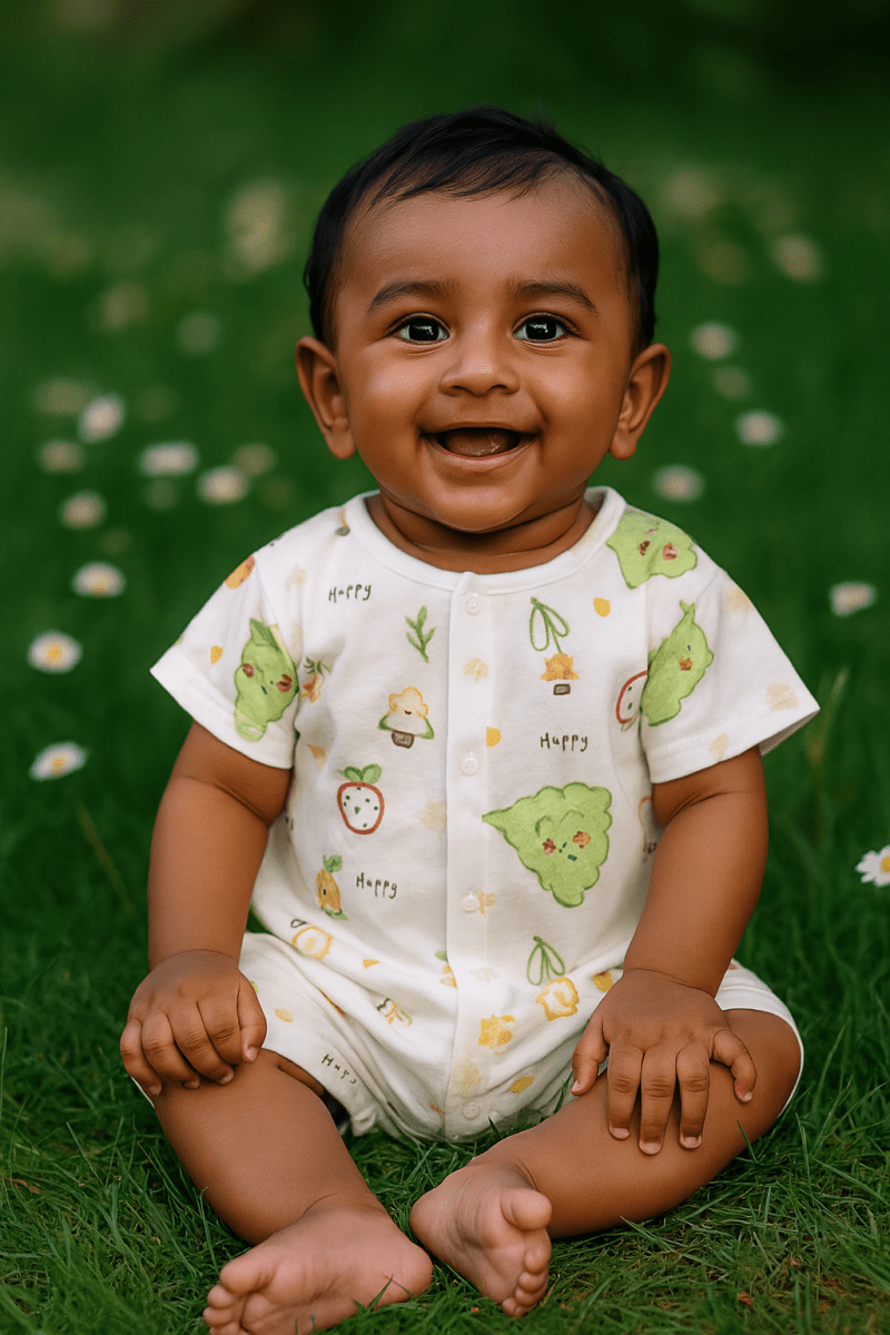 Happy Harvest Baby Romper - Little Haven