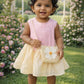 Daisy Days Sleeveless Dress Set – Lemon Blush Edition