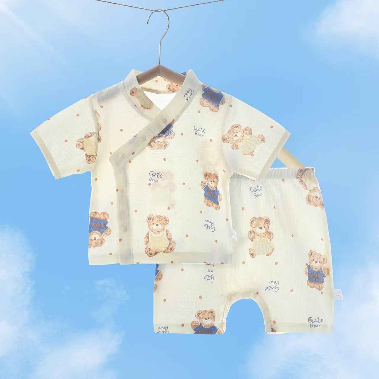 Cute Bear Kimono Set