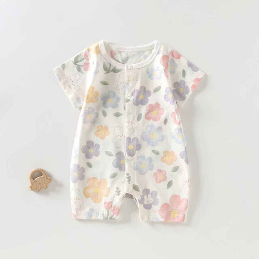 Meadow Bloom Romper – Pastel Garden