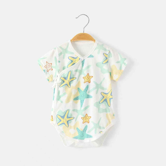 Under the Sea Starfish Kimono Bodysuit – White Base - Little Haven