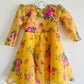 “Sunshine Bloom” Yellow Floral Frock – For Happy Twirls & Celebrations - Little Haven