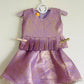“Lavender Noor” Brocade Peplum Frock