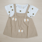 Little Haven “Polka Bow Pinafore” Dress Set – Style - Little Haven