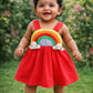 Rainbow Sunshine Baby Dress – Bright Skies Edition